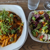 Penne Arrabbiata at The Terrace Restaurant  in Mallaig