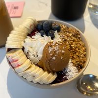 Açai Bowl with Scoop of Biscoff at Rise. in York