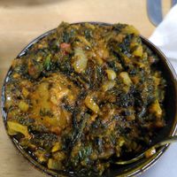 Sag aloo (August 2025) at Shilam Tandoori in Aberystwyth
