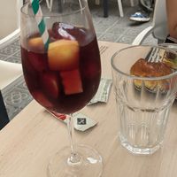 Sangria (honestly the best thing at this place) at SayCheese! in Barcelona