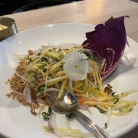 Green Mango Papaya Salad   at Banana Leaf in Vancouver
