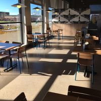 Inside dining area at Whole Foods Market in Edina