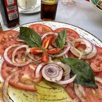 Tomato, Basil & Onion salad  at Azar in Tenerife