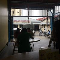 Facing towards street at Fo Guang Menu Vegetarian Restaurant in Penang
