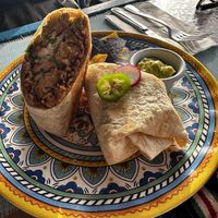 Burrito - personal highlight!   at La Cantina in Jolly Harbour