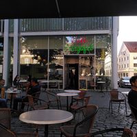 Outside at Erdapfel in Luebeck