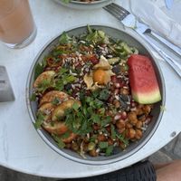Cropped the picture so that my wife’s Baby Burrata Bowl isn’t shown 😅  at Erdapfel in Luebeck
