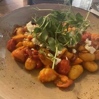 Vegan gnocchi   at Fieldhead Hotel in Leicester