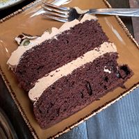 Coffee cake at Garden Café Brighton in Brighton