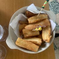 Aipim fries  at Church Lx in Lisbon