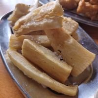 Manioca frita at Church Lx in Lisbon