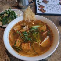 V60. Hue noodles soup at Moonlight Cafe in Seattle