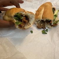 Banh mi  at Moonlight Cafe in Seattle