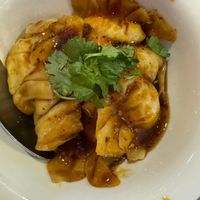 Spicy wonton  at Moonlight Cafe in Seattle
