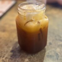 Vegan Thai tea  at Moonlight Cafe in Seattle