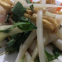 Tofu and Lotus Root Salad at Moonlight Cafe in Seattle