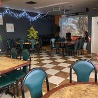 Interior seating at Moonlight Cafe in Seattle