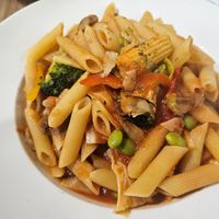 Red sauce pasta with extra noodles (NT$ 175 +30) at Rico (Yonghe Store) - Rico義式廚房 永和永貞店 in New Taipei City