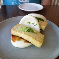 Vegan bao bun at ototo in Appleton