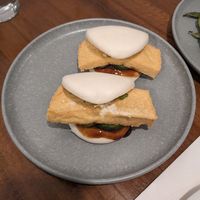 Vegan bao buns made with fried tofu at ototo in Appleton