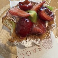   at Saoco Vegan Bakery in Santiago