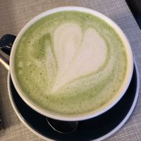 Sehr guter Matcha Latte (mit Hafermilch) 💚  at Bingo Club in Cologne