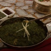 Tofu and spinach at Patiala - W 35th St in New York City