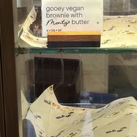 Delicious Vegan and gluten free brownie  at Isle of Us in New York City