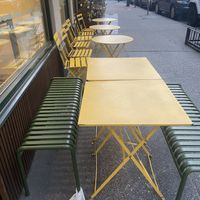 Outdoor seating #Veganuary at Isle of Us in New York City