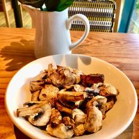 Sautéed mushrooms  at Thyme in Bangor