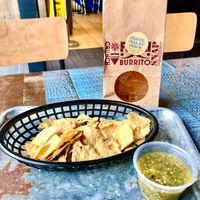 Chips and dip  at Tortilla in Belfast