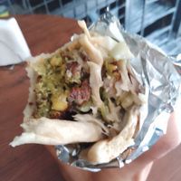 Falafel wrap at 3 Bros Falafel in El Nido