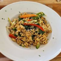 Wok de verdures amb arròs at Sopa - Boronat in Barcelona