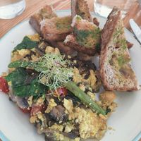 Tofu scramble at Sopa - Boronat in Barcelona