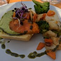 Polenta dish at Sopa - Boronat in Barcelona