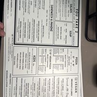 Back menu   at Bare Naked Bakery in Huntington