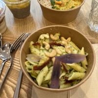 Pesto Pasta and Curry  at SOA Champs-de-Mars in Paris