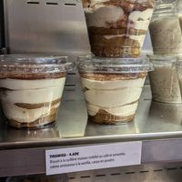 Vegan tiramisu at SOA Champs-de-Mars in Paris