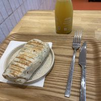 Scrambled tofu wrap.   at SOA Champs-de-Mars in Paris