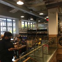 Upstair place with tables that you can sit and eat. at Whole Foods Market - E 57th in New York City
