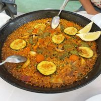 Vegan paella  at El Gosto del Gourmet in Alicante