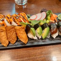 Vegan sushi at Hyaku - Gamlestaden in Gothenburg