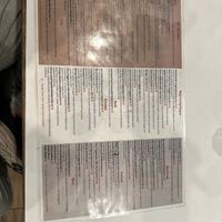Menu  at New Burma in San Francisco