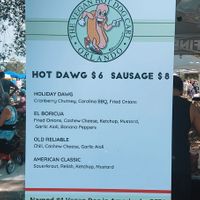 options during central fl veg fest 10/23/21 at The Vegan Hot Dog Cart in Orlando