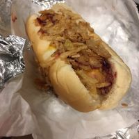 Holiday Dog at The Vegan Hot Dog Cart in Orlando