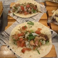 Heura tacos without sour creamm  at Las Patronas Aguadulce in Aguadulce