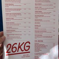 Menu   at 26KG in Barcelona