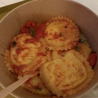 Ravioli Di Ricotta con Salsa al
Pomodoro. Lovely flavour   at 26KG in Barcelona