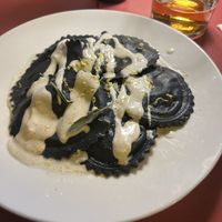 Charcoal ravioli   at 26KG in Barcelona