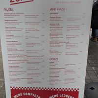 Menu at 26KG in Barcelona